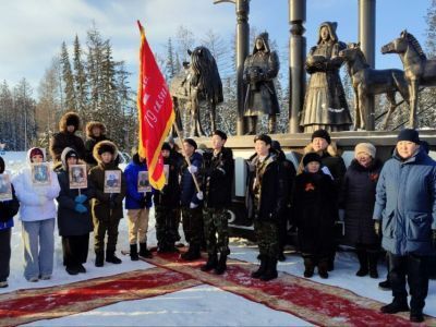 Сунтарский район Якутии принял эстафету Знамени Победы
