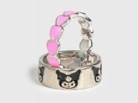 Кольца для девочек, 5 шт., Серебряный