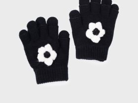 Перчатки детские трикотажные для девочек