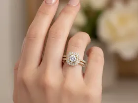 Классическое кольцо из желтого золота э0312кц07166700_white