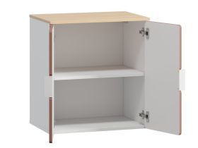 Шкаф детский Милна 2.5-60x64 Розовый