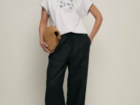 Футболка свободного силуэта с принтом