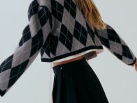 Юбка мини в складку для девочек, Черный