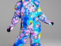 Комбинезон текстильный с полиуретановым покрытием для девочек