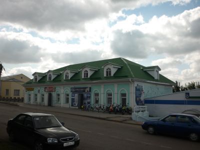 Торговая лавка, в которой в 1891 году по инициативе уездного земства была открыта столовая для голодающих