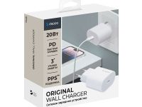 Сетевое зарядное устройство Deppa (11448) Wall charger 20W 3.0А Type-C (белый)