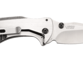 Полуавтоматический складной нож Largo, CRKT 5360, лезвие сталь 5Cr15MoV, рукоять сталь 2Cr13