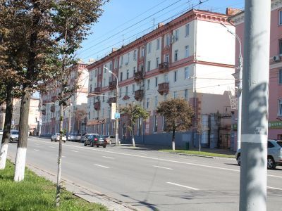 Ансамбль жилой застройки ул. Пушкинской, 30-е гг., 1953-1959 гг., архитекторы Пикулев М.В., Попов П.М., Цитлис А.Л., авторский коллектив архитекторов: Ким И.Т., Мясевич В.С., Нелюбина Н.И., Орлов В.П.