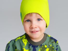 Шапка детская трикотажная для мальчиков, 2 шт в комплекте