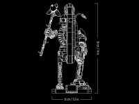 Fortnite 77072 Конструктор Банан-скелет