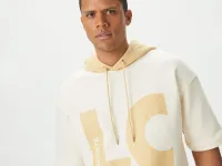 Мужская толстовка Lacoste свободного кроя с капюшоном