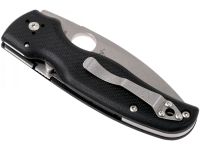 Складной нож Spyderco Shaman 229GP, сталь CPM® S30V™ Stonewash Plain, рукоять стеклотекстолит G10, чёрный