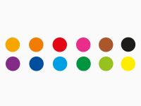 Набор акварели "Carioca Plus" в кюветах, 12 цв.