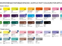 Акрил "Decola" 20 мл матовый Коралловая