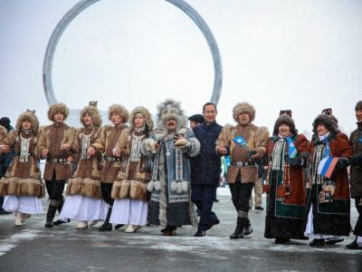 Якутяне осуохаем поздравили Владимира Путина с юбилеем