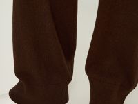 Вязаные брюки на резинке