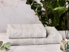 Полотенце махровое Jocelyn, серое