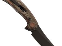 Складной нож Reate PL-7 PVD, сталь Nitro-V, рукоять микарта, черно-красный