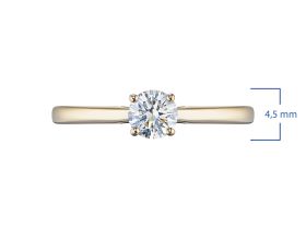 Кольцо из желтого золота э0312кц05210201