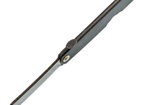 Нож складной Higonokami Nagao Kanekoma, 80мм, сталь SK-5 3 слоя, рукоять нержавеющая сталь черная