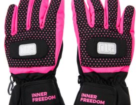 Перчатки текстильные для девочек