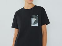 Футболка с принтом, Черный