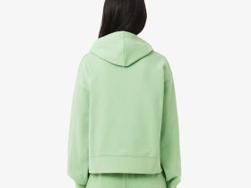 Женская флисовая толстовка Lacoste оверсайз