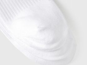 Короткие носки для девочек, 3 пары, Белый