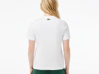 Женская хлопковая Футболка Lacoste Relaxed Fit