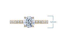 Кольцо из желтого золота э0312кц11190170