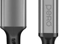 Кабель Pero DC-17 USB to USB-C 1m Black