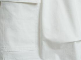 Брюки-парашюты для девочек, Белый