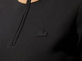 Женское платье Lacoste приталенного кроя с высоким воротом на молнии