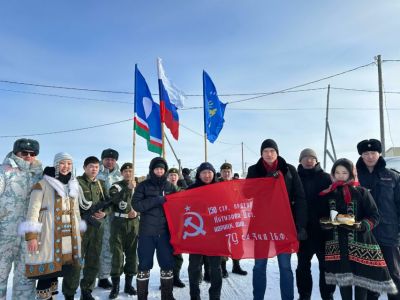 Арктическая эстафета Победы прибыла в Анабарский район Якутии