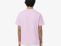 Мужская хлопковая футболка Lacoste с коротким рукавом