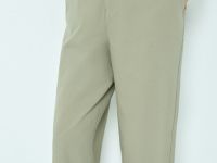 Хлопковые брюки Balloon с эластичным поясом, Зеленый