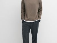 Базовый свитшот, Бежевый