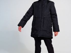 Куртка текстильная с полиуретановым покрытием для девочек