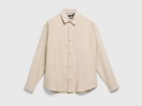 Рубашка из вискозы, Бежевый