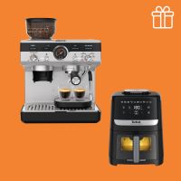 Кофейная станция Krups Precision XP801T10+Аэрогриль Tefal EY5568E0