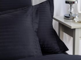 Постельное белье Black страйп-сатин II