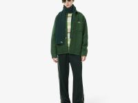 Шерстяной шарф Lacoste унисекс