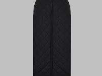 Утепленная стеганая юбка миди