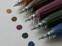 Набор ручек гелевых, автоматические Languo, 0,6 мм, приглушенные оттенки