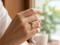 Гладкое кольцо из желтого золота э0300кц01172200