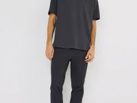 Футболка из текстурной ткани, Серый