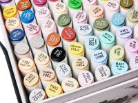 Набор спиртовых маркеров Малевичъ "GrafArt Brush" Максимальный, 120 цветов