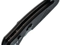 Автоматический складной нож со стропорезом Viking Nordway KA103-1, сталь D2, рукоять G10