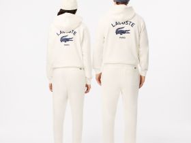Спортивные хлопковые брюки Lacoste унисекс