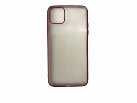 Чехол-накладка FaisON Modish Series для Apple iPhone 11 пластик/силиконовые края (красный)
